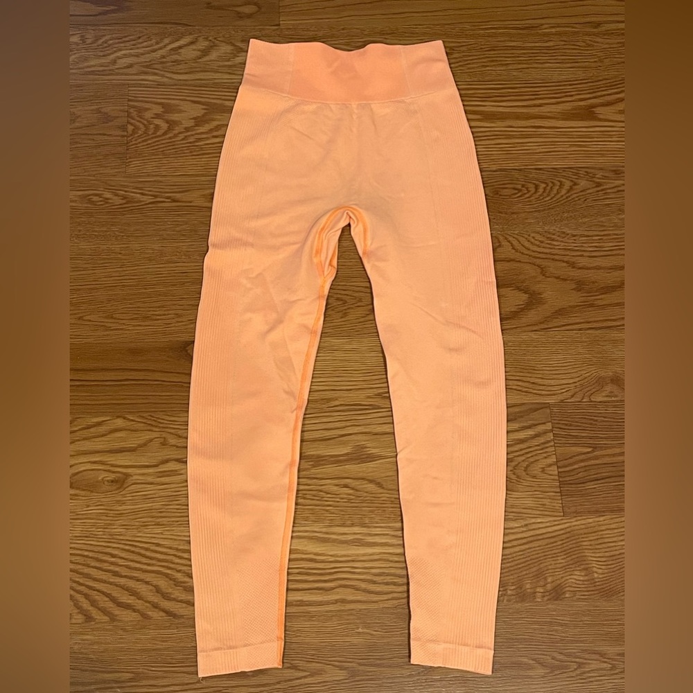Gymshark Orange High Rise Leggings Size Large